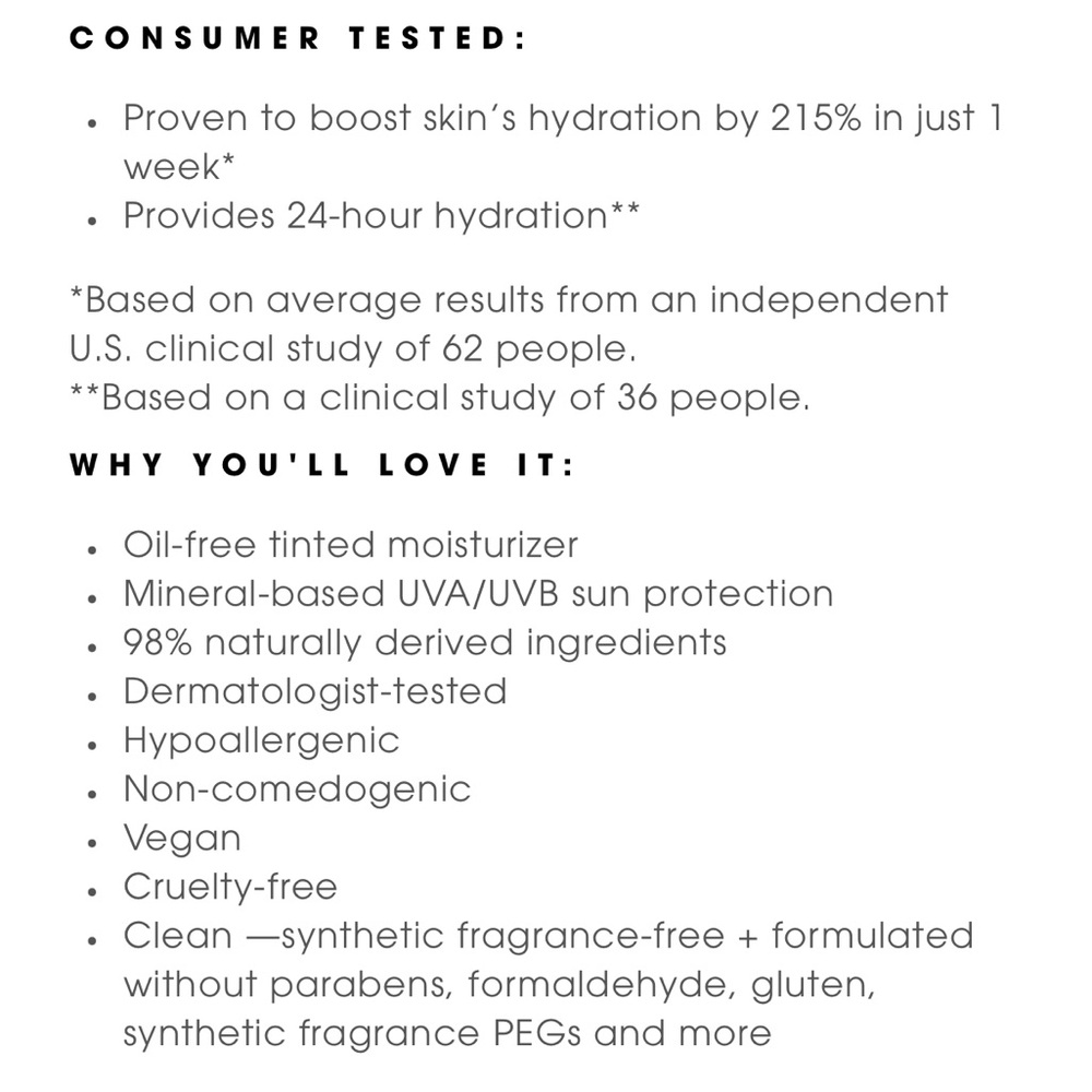 bareMinerals DUO of Complexion Rescue Tinted Moisturizer, Vanilla - travel-size - Picture 14 of 16